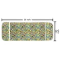 thumbnail image 2 of Car Race Track Microwave Oven Cover, Abstract Roadway Activity Illustration with River Intersecting Roads, Water Resistant Organizer with Pockets for Kitchen, 36" x 12", Multicolor, by Ambesonne, 2 of 4