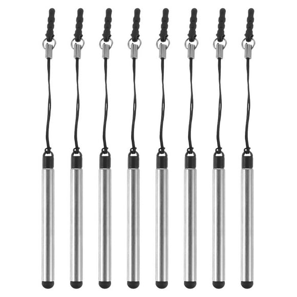 Miangastore 8pcs Portable Retractable Stylus Pen Capacitive Mini Stylus Universal Touch Screen Pen Touchscreen For Phones Tablets