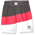 thumbnail image 1 of iXtreme Boys 2T-7 Pieced Colorblock Swim Trunk (Charcoal 7), 1 of 2