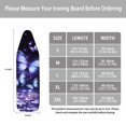 thumbnail image 5 of FKELYI Polyester Ironing Board Cover Heat Resistant Iron Padding Cover Home Accessories Iron Product for Home Clothing Shop, Gradient Butterfly Purple Print, L, 5 of 5