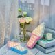 thumbnail image 5 of 2 piezas Helado San Valentín Romance Atmósfera Luz San Valentín Romance Lámparas Luces de noche LED con pilas para decoración de fiesta de cumpleaños (azul-rosa), 5 of 5