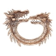 thumbnail image 3 of Broche dragon chinois du zodiaque à deux têtes, broche dragon chinois antique scintillante pour hommes et femmes, couleur champagne or, 3 of 4