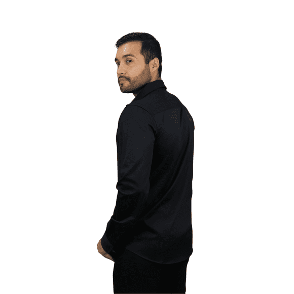 Camisa Caballero Platini MX047 NEGRO 1 pz