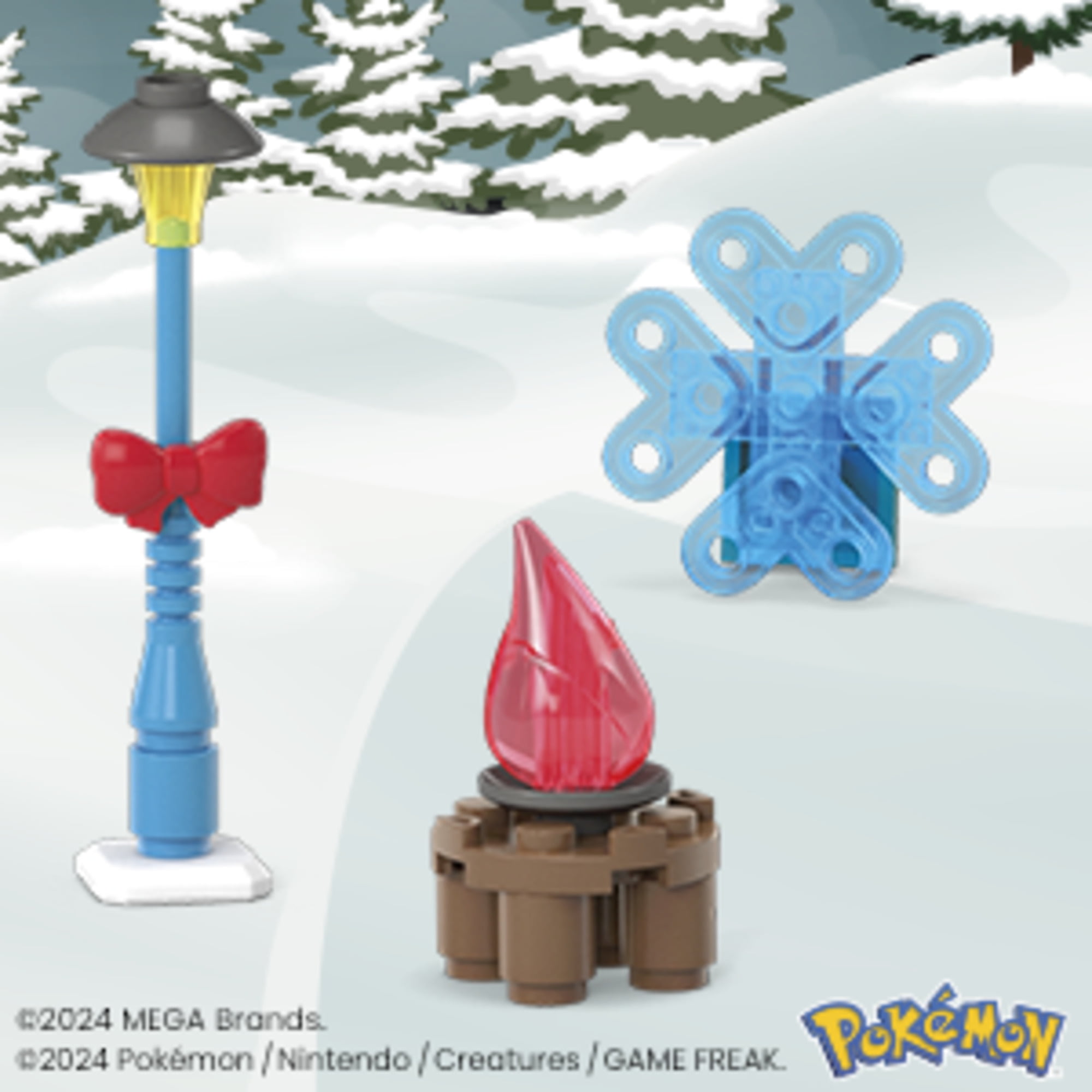 Mega Bloks - Pokemon Holiday Calendar, 202 Piece Building Toy Set