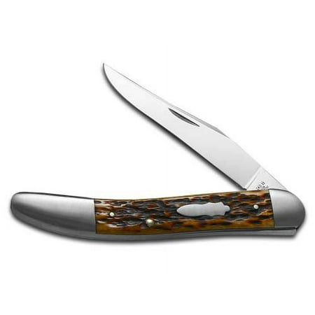 Case xx Knives Bose Premium Old Dog 10794 Brown Bone Stainless Pocket Knife