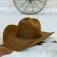 thumbnail image 6 of Stetson Red Rocks 3X Cognac Felt Cowboy Hat, 6 of 7