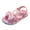 Pink, variant on EnJoCho Little Girls Cute Sandals Soft Flat Shoes Fashion Comfortable Bow Knot Sandals Lightweight Baby Princess Sandals for Dress Girl Kids Summer Stylish Sandals