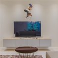 thumbnail image 5 of Bewildely Sirena de hierro forjado, arte de pared, adorno colgante para colgar al aire libre, decoración temática de playa, decoración de pared de Decoración del hogar Plata Bewildely HA027770-01, 5 of 5