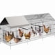 thumbnail image 1 of Gallinero Metálico de 86"x40"x40", Jaula Portátil para Pollos con Ventana y 4 Puertas, Gallinero Duradero para Patos y Mascotas Pequeñas, 1 of 6