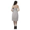 thumbnail image 6 of Moomaya Strapless Sundresses For Women Printed Crepe Smocked Tube Womens Dress, 6 of 6