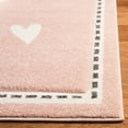 thumbnail image 3 of SAFAVIEH Carousel Kids Clark Shy Bunny Area Rug, Pink/Ivory, 4' x 6', 3 of 10