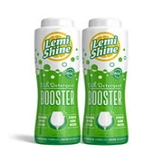 Lemi Shine Booster Naturel de citron lave-vaisselle détergent Additif rigide Eau Détachant pour assiettes et verres 680,4 gram – Lot de 2 Bundle