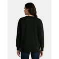 thumbnail image 3 of Women's Halloween Howdy Graphic Fleece Sweatshirt from Way to Celebrate, Sizes S-3XL, 3 of 5