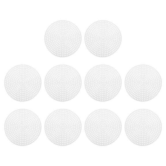 Plastic Mesh Canvas Sheets,10Pcs 3" Cross Needlework Blank Yarn Crafting,Round