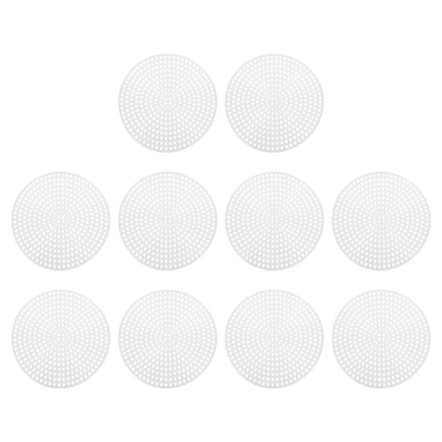 Hojas de Lienzo de Malla de Plástico, 10 Piezas de 3" para Bordado en Cruz, Manualidades de Hilo, Redondas