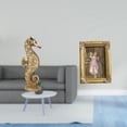 thumbnail image 2 of Marco De Escultura De Resina Dorada, Adorno Para Oficina, Dormitorio, Sala De Estar, Mesa, Armario, Chimenea, Póster, Soporte De Exhibición, Decoración De Cuadros De Vidrio, 2 of 8
