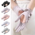 thumbnail image 5 of Toudaret Uv Blocking Driving Gloves Sun Protection Gloves 1 Pair Sun Protection Full Finger Gloves Hollow Breathable Design Soft to Skin Uv proof, 5 of 8