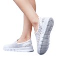thumbnail image 5 of Willtoo Walking Shoes for Women Mesh Slip On Comfortable Sneakers Round Toe Lightweight Tennis Shoes Non Slip Casual Footwear, 5 of 5