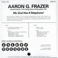 thumbnail image 2 of Aaron Frazer - My God Has a Telephone - Music & Performance - Vinyl [7-Inch], 2 of 4