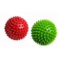 thumbnail image 3 of Bolas de masaje con pinchos, combo duro y suave, reflexología del estrés, juego de bolas sensoriales de puercoespín, paquete de 2 Adepaton ZFFLD281, 3 of 3