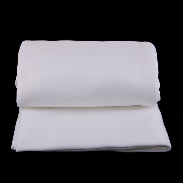 1 paño de poliéster Hugo Anti paño suave para diy felpa juguete blanco