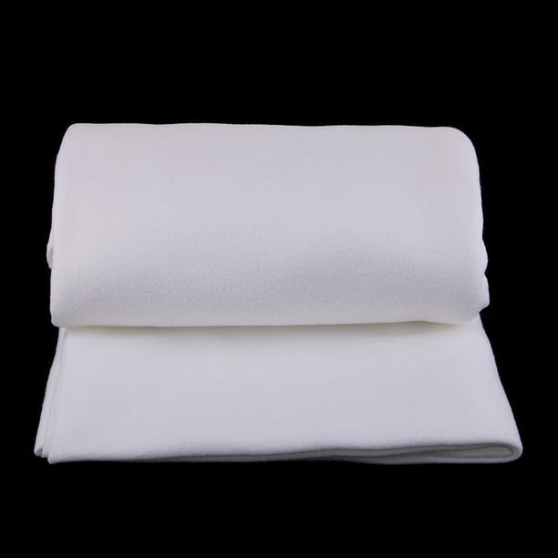 1 paño de poliéster Hugo Anti paño suave para diy felpa juguete blanco