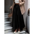 thumbnail image 6 of Women'S A-Line Long Maxi Swing Pleated Skirt, 6 of 8