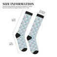 thumbnail image 4 of Sikiie Cute Panda Flying in the Sky 1 Pairs Compression Socks for Men and Women 15-20 mmHg Running Support Socks, 4 of 7