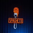 thumbnail image 4 of Handmadetneonsign Spaghetti Pasta Neon Sign, Pasta Wall Art Decor, Spaghetti Restaurant Wall Decor, 4 of 5