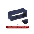 thumbnail image 4 of Uxcell 6pack Watch Strap Loop Fastener Rings 16mm Rubber Watch Holder Keeper Blue, 4 of 6