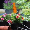 thumbnail image 4 of Figura de conejo flocado, estaca de jardín de conejo de Pascua, estatua de espuma duradera, relleno de jarrón Naranja, 4 of 6
