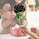 thumbnail image 4 of Rosa artificial para la decoración de la fiesta de cumpleaños de la boda de su esposa y novia. Negro, 4 of 7