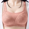 thumbnail image 3 of Ozmmyan Wirefree Bras for Women ,Plus Size Adjustable Shoulder Straps Lace Bra Wirefreee Extra-Elastic Bra Active Yoga Sports Bras 36B/C-46B/C, Summer, 3 of 6