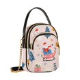 thumbnail image 7 of FORMRS Crossbody Bag for Women Shoulder Cell Phone Purse with Zipper, Blue Christmas Santa, 7 of 7