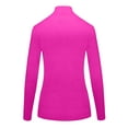 thumbnail image 5 of M&M SCRUBS Women's Long Sleeve Turtle-Neck T-Shirt Under Scrub (Neon Pink, X-Large), 5 of 5