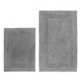 thumbnail image 1 of Juego de alfombrillas de baño Nautica Peniston, 100% algodón, color gris oscuro, 2 piezas, 1 of 4