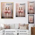 thumbnail image 4 of Designart "Dancing in Pink Ballet II" Glam Floater Framed Canvas Art Print, 4 of 7