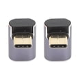 thumbnail image 4 of Adaptador USB C de ángulo Recto ANGGREK Macho A Hembra 90 Grados Mini 40 Gbps, 4 of 8