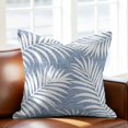 thumbnail image 2 of Throw Pillow Covers, Purple Palm Leaf 24x24 Pillow Covers for Couch/Sofa/Bed, Summer Coastal Botanical Tropical Decorative Square Linen Cushion Pillowcase for Home Decor, 2 of 9