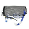 Pool Master 3pc Aqua Islander Adult Scuba Gear Combo Pack - Medium/Large - Blue/Black