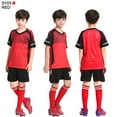 thumbnail image 1 of Kids Football Jersey Personalized Custom Boy Soccer Jersey Set Polyester Soccer Uniform Breathable Football Uniform For Children, 1 of 6