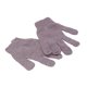 thumbnail image 1 of Exfoliating Bath Gloves DualSided Reversible Design Stretchy Fit Body Scrub for Men and Women Purple, 1 of 4
