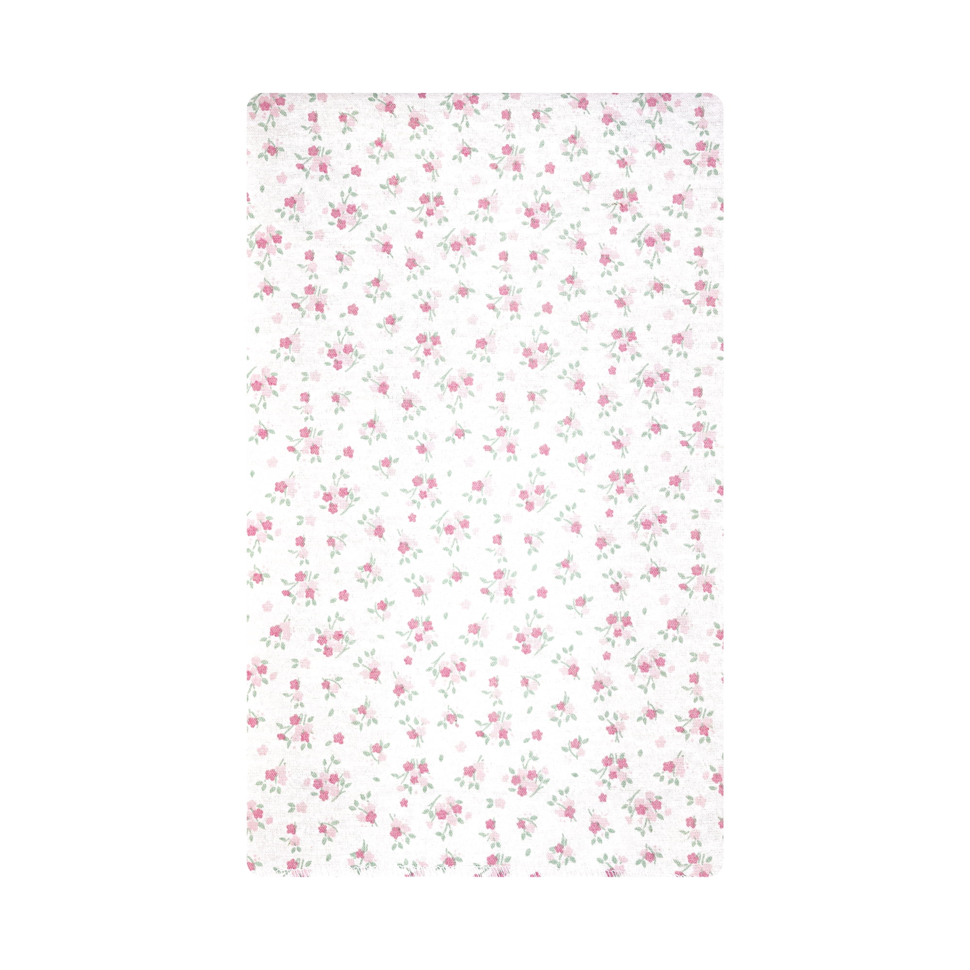 Hudson Baby Unisex Baby Cotton Poly Flannel Burp Cloths, Wispy Wild Flower Bunny, One Size