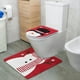 thumbnail image 4 of Juego de Dos Piezas de Decoración Navideña para Baño con Funda de inodoro onlyliua, 4 of 7