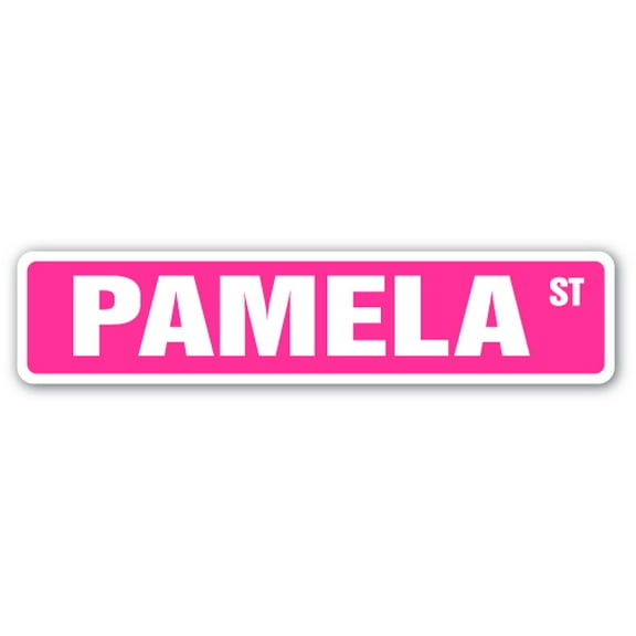 Pamela Street [3 Pack] of Vinyl Decal Stickers |for Laptop Car