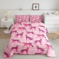 thumbnail image 2 of Erosebridal Ensemble de Literie Léopard Afro, Couette Faune Animal de la Forêt, Décoration de Chambre Guépard, Réversible 2 Pcs, 2 of 7