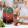 thumbnail image 3 of HELLHERO Christmas Coffee Machine Dust Cover Oil Proof Kitchen Home Foldable Washable Mixer Blender Cover with Waterproof, 3 of 6
