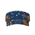 thumbnail image 3 of Balery Funny Steam Train Sport Wear Athletic Visor Sun Sports Visor Hat Visor Adjustable Cap for Women and Men (One Size), 3 of 8