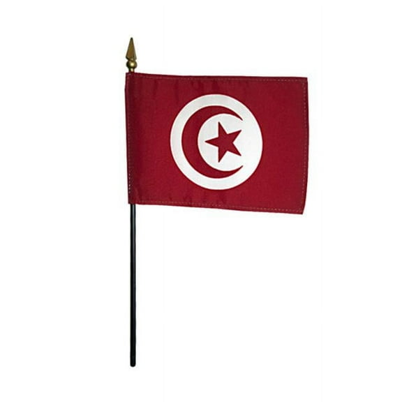 Annin Flagmakers 210141 4 x 6 in. Eb Tunisia Mounted - 12 Pack