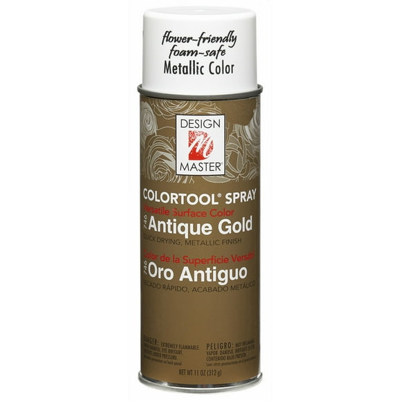 Design Master Colortool Peinture en Aérosol pour Métal 11 Oz - Or Antique